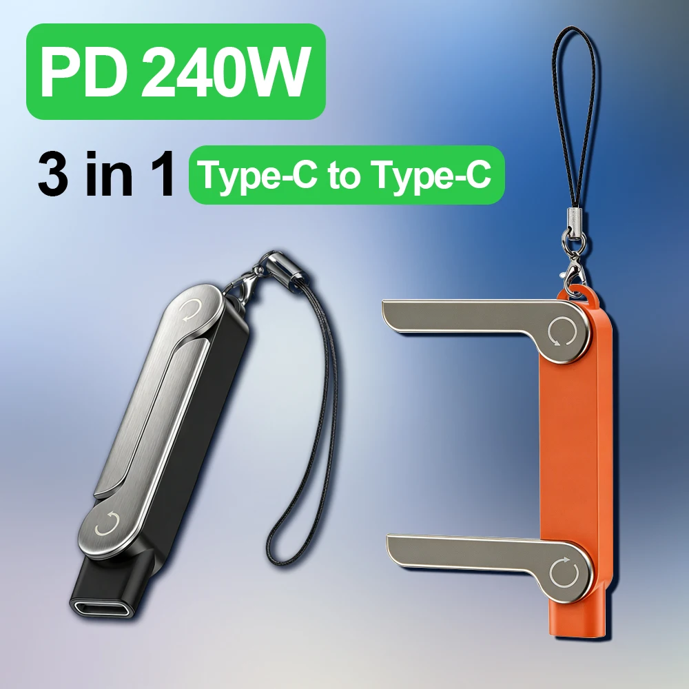 Usb C Cable - USB Typ-C Flaches Ladekabel mit Unsichtbarer