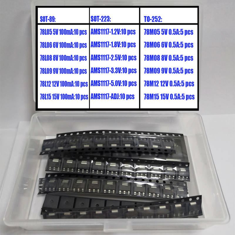 Ams1117 Module - SMD-Spannungsregler-Sortiment SOT89 SOT223 TO252 LDO AMS1117