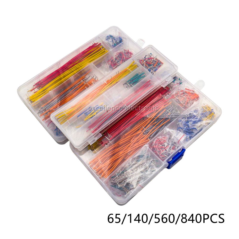 Jumper Wire Kit - 65/140/560/840 Teile/schachtel Lötfreie Breadboard Jumper Drähte