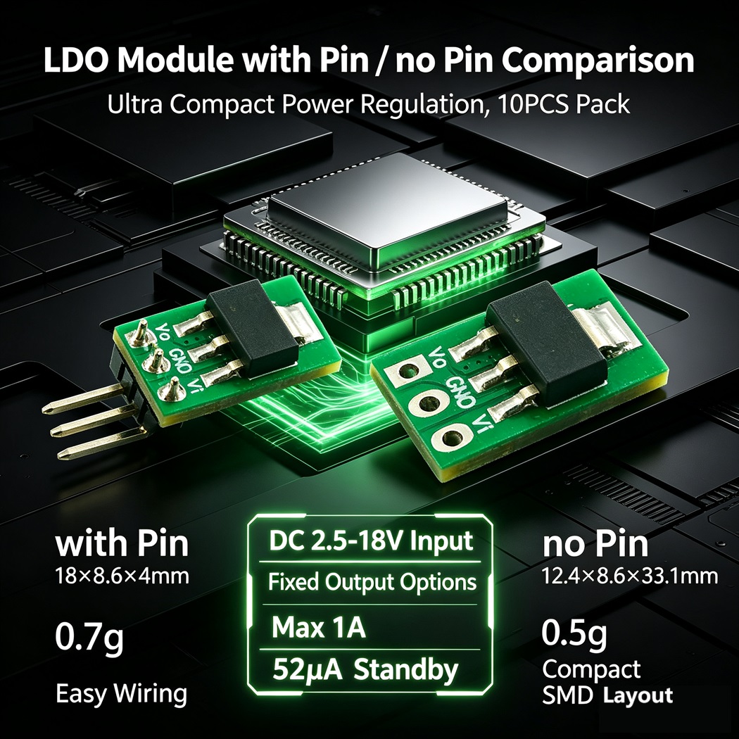 Esp32 Step Down Buck - 10 Stück 2,5-18V auf 1,2V 1,8V