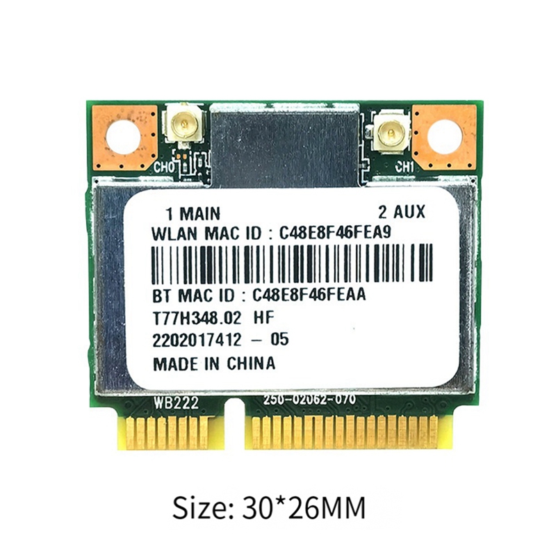AR5B22 AR9462 WLAN-Karte + int – Antenna 2.4Ghz Bewertung und Preis