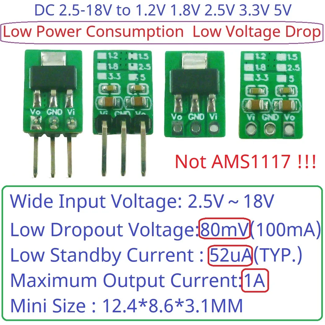 10 Stück 2,5-18V auf 1,2V 1,8V – Esp32 Step Down Buck Bewertung und Preis
