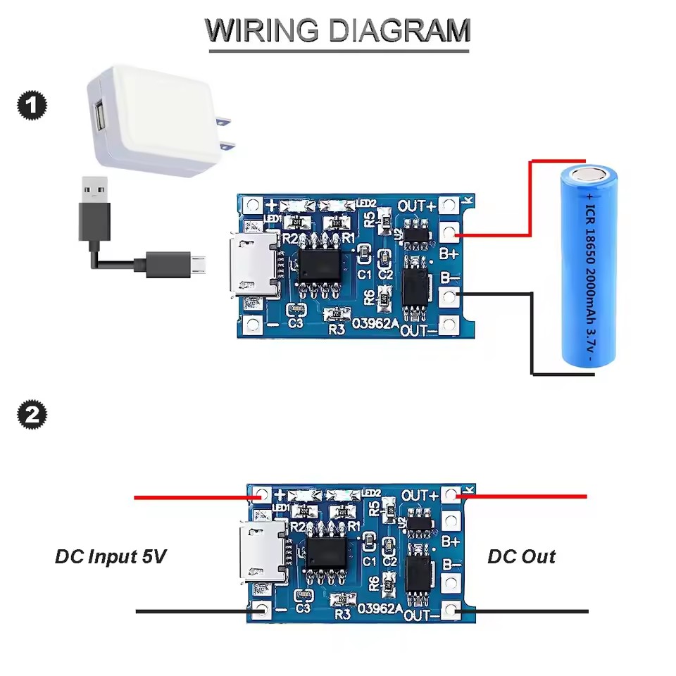 USB-Typ-C-Lademodule TP4056, 5 – Micro Usb Cable Bewertung und Preis