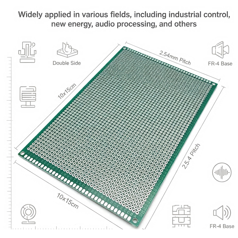 1 Stück 100x150mm Doppelseitig – Pcb Prototyping Board Bewertung und Preis